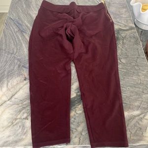 Ann Taylor Petite | Burgundy Pants/Legging-like | Gently Used